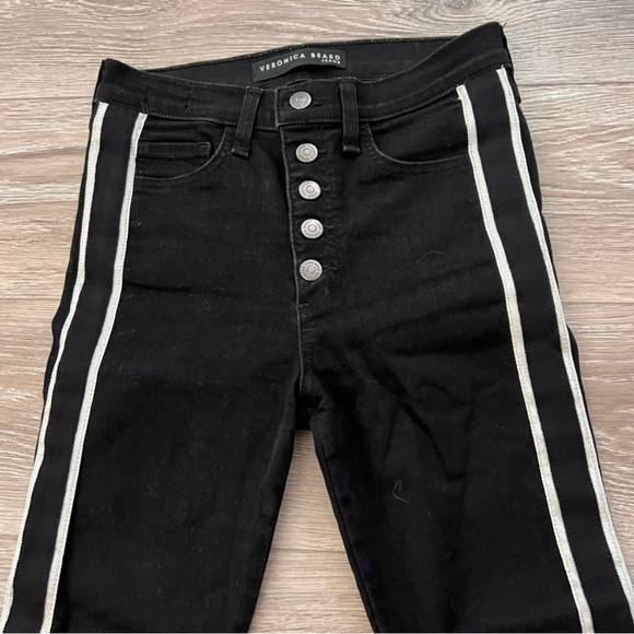 Veronica Beard Carolyn Black Tuxedo Stripe
Black Jeans - Picture 4 of 11